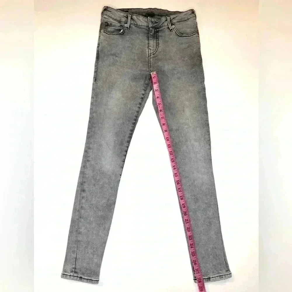 True Religion Womens Halle High Rise Super Skinny Jeans Size 27 - Picture 2 of 8